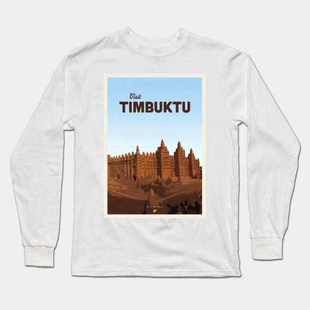 Visit Timbuktu Long Sleeve T-Shirt by Mercury Club